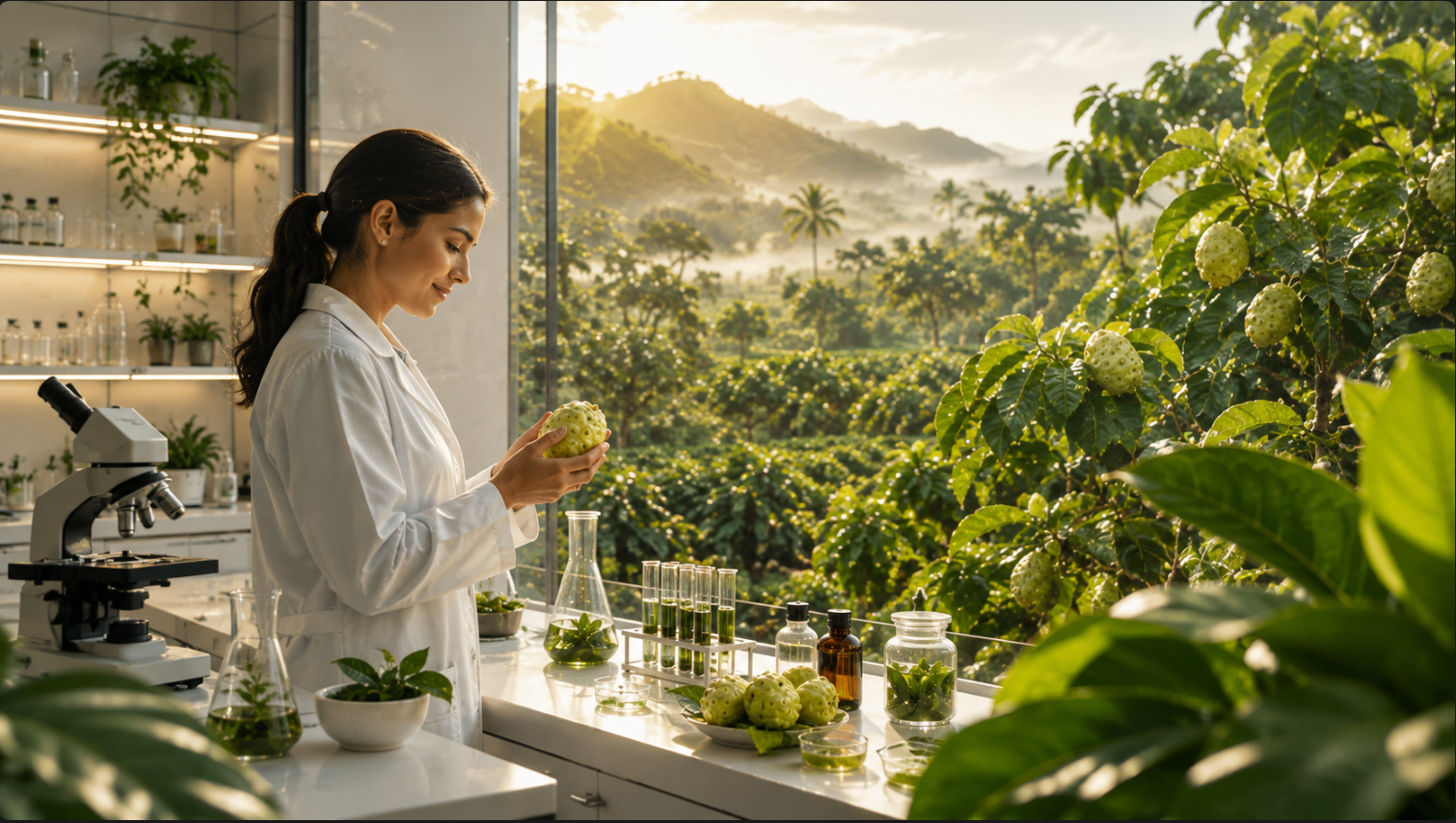 Origen de Colombian Noni Cosmetics inspirado en la naturaleza colombiana