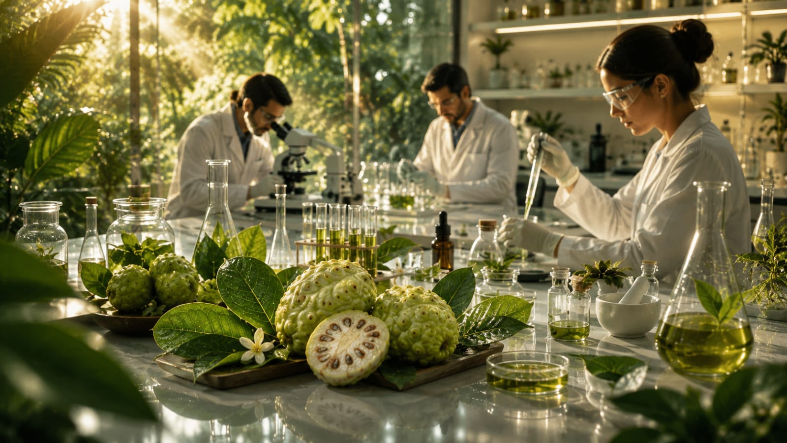Equipo de Colombian Noni Cosmetics